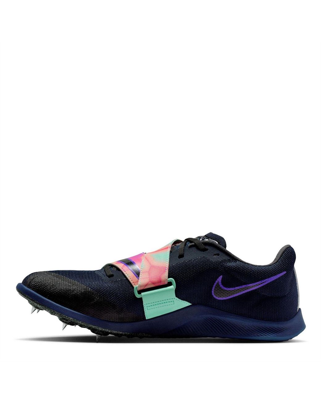 Nike Blue Zoom Rival Jump Glam Track & Field Jumping Spikes for men