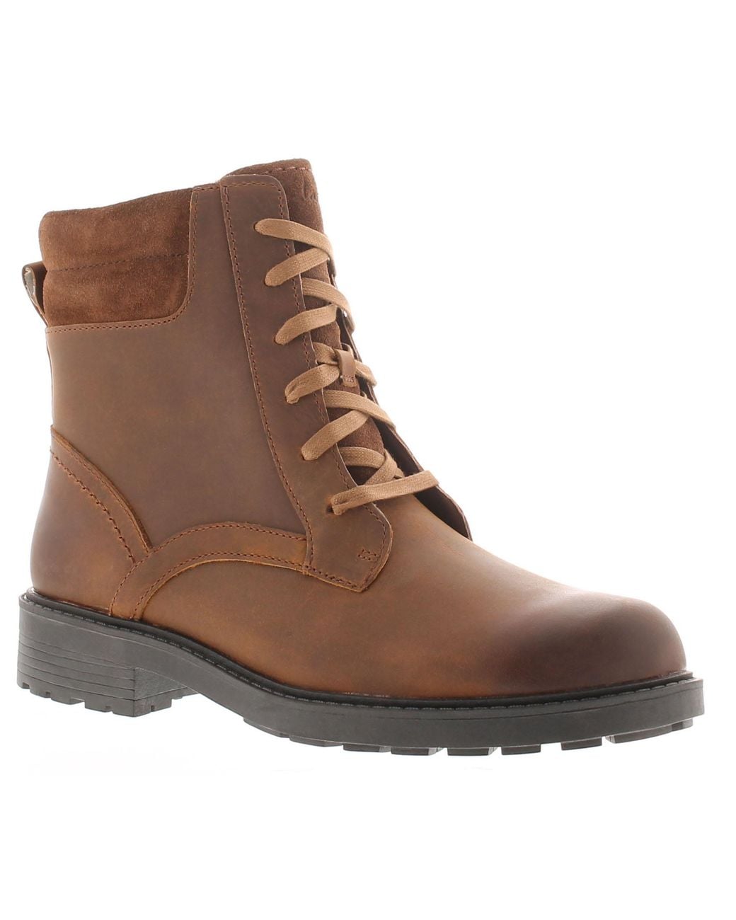 Clarks Brown Ankle Boots Discover Effortless Leather Zip