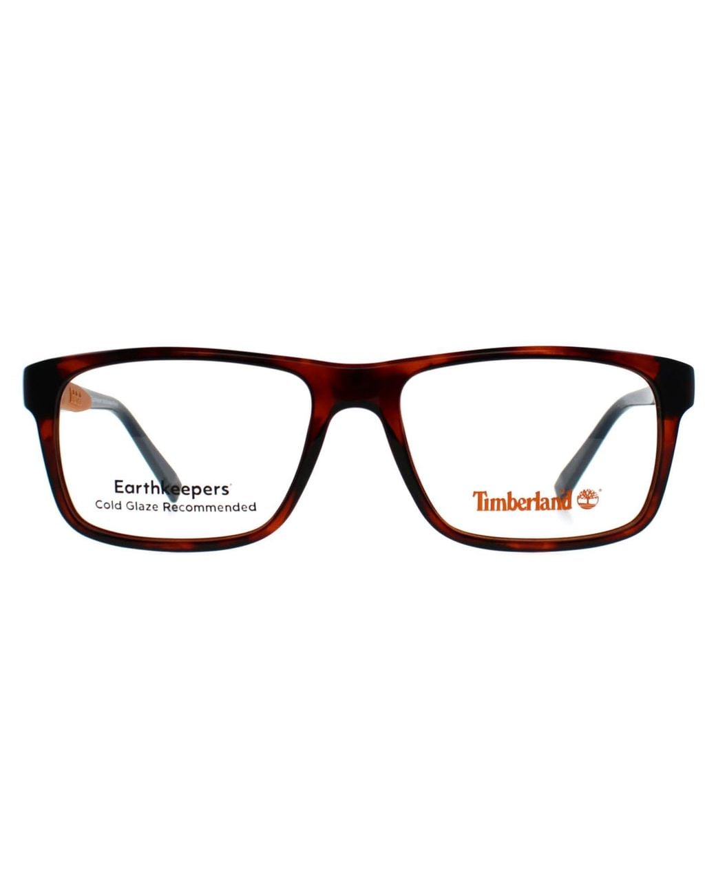 Timberland Brown Rectangular Dark Tortoise Tb1744 for men