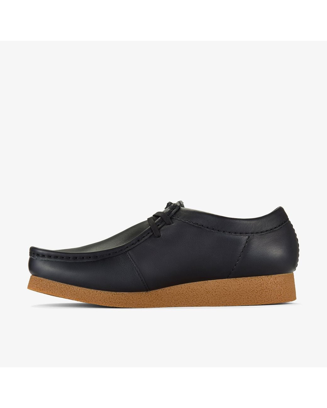 Clarks Blue Walla Evo Ii Leather Shoes for men