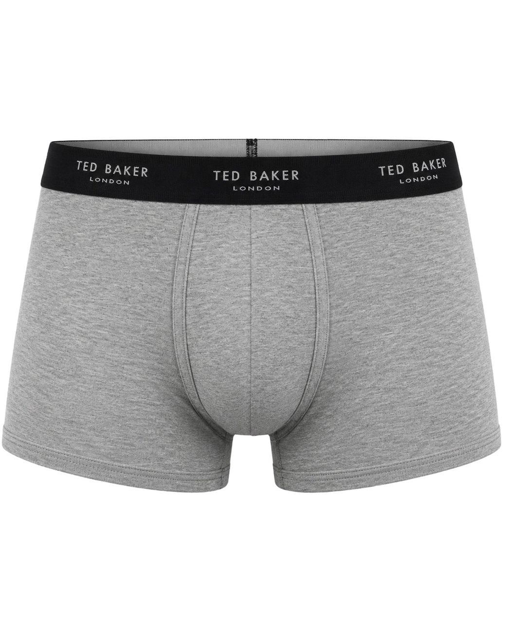 Ted Baker Gray 3-Pack Nino Boxer Shorts Cotton for men
