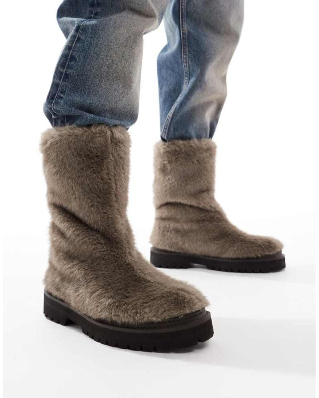 ASOS Blue Pull On Boots for men