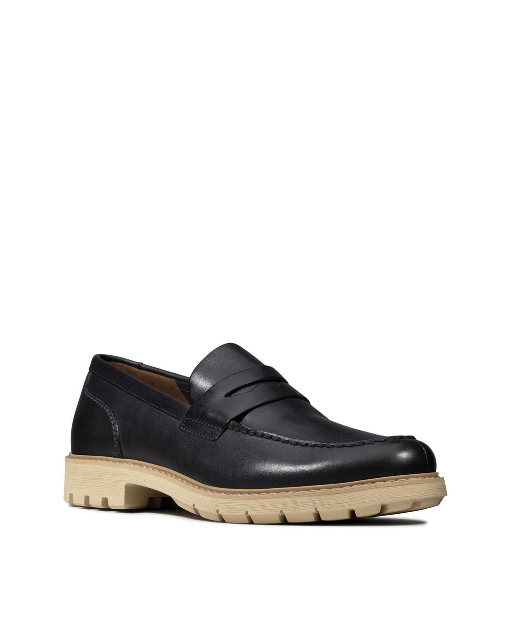 Clarks Blue Batcombe Edge Shoes Various Colours for men