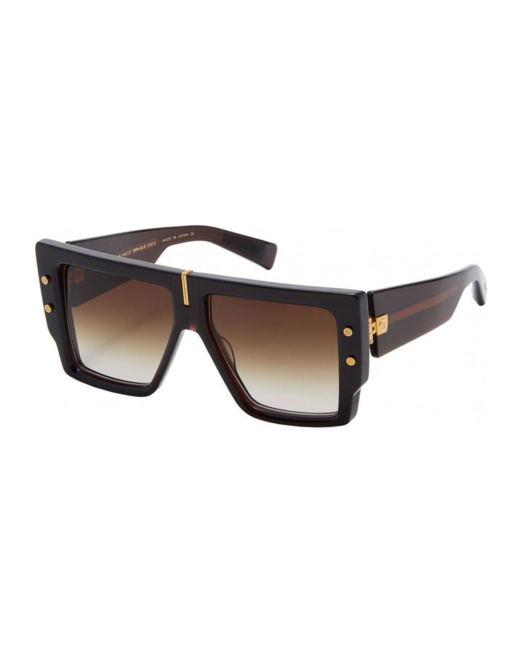 Balmain Black Bps-144C-57 Bps 144C 57 57 Sunglasses