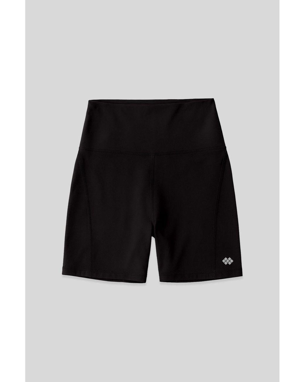 TOMMY LIFE Black Short High-Waist Slim-Fit Leggings With Belt