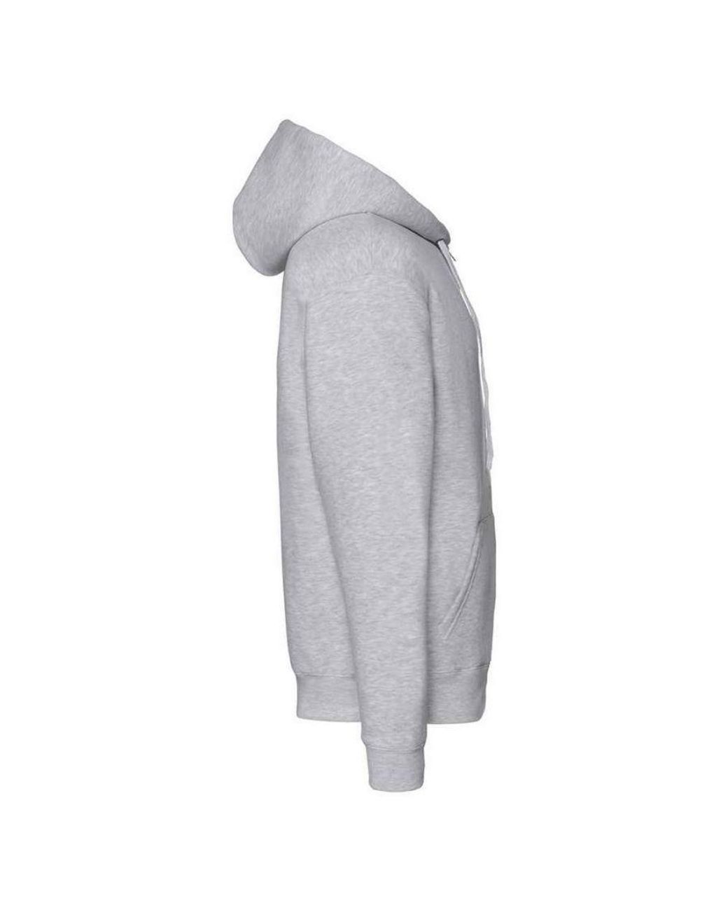 Fruit Of The Loom Gray Adult Premium Full Zip Hoodie (Heather)