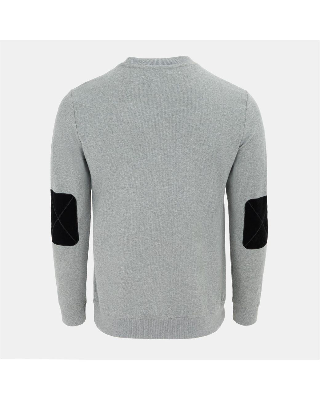 Howick Gray Crew Neck Jumper for men