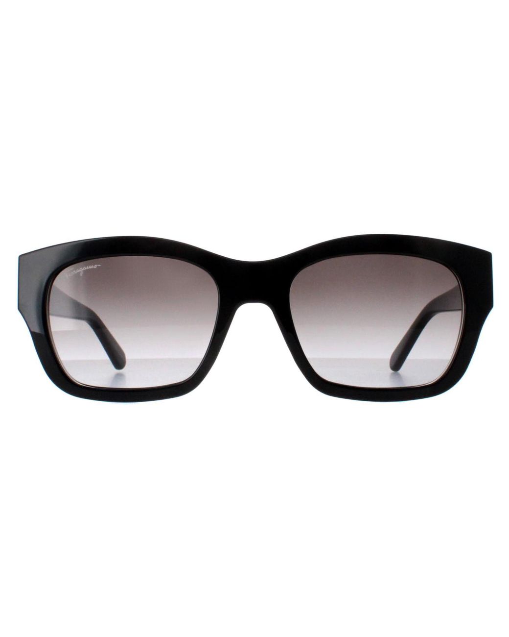 Ferragamo Black Rectangle Gradient Sf1012S