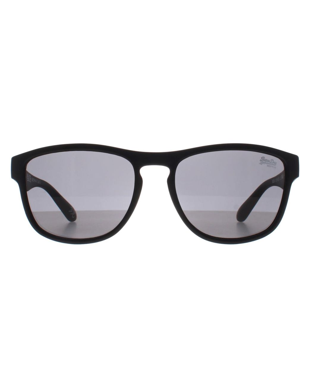 Superdry Rockstar 104B Matzwarte Smoke Zonnebril in het Black voor heren
