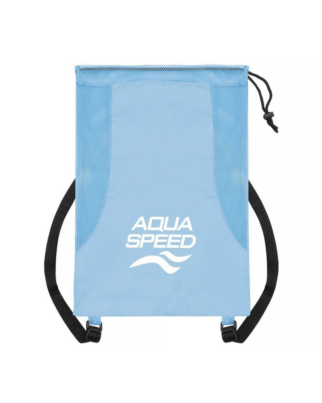 Aqua-Speed Blue Large Mesh Pool Backpack for men