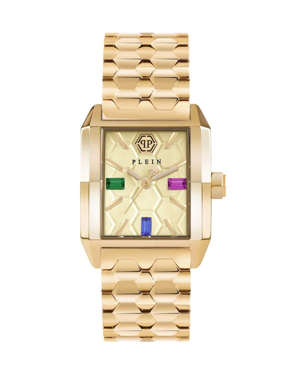 Square gold deals womens watch