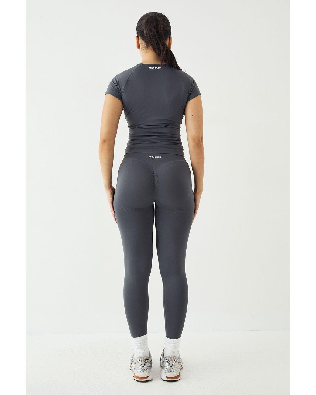 DSGN Studio Blue Sport Contour Bum Scrunch Seamless Legging