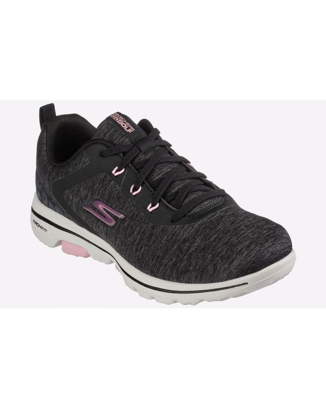 Skechers Black Go Golf Walk 5 Shoes
