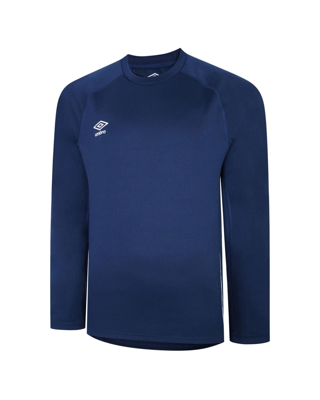 Umbro Blue Knitted Raglan Rugby Drill Top for men