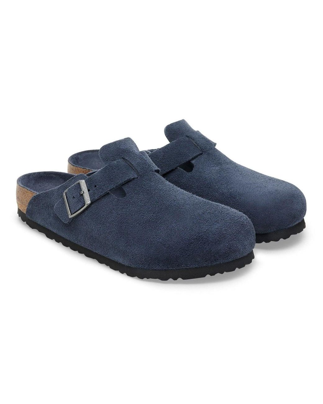 Birkenstock Blue Boston Clogs