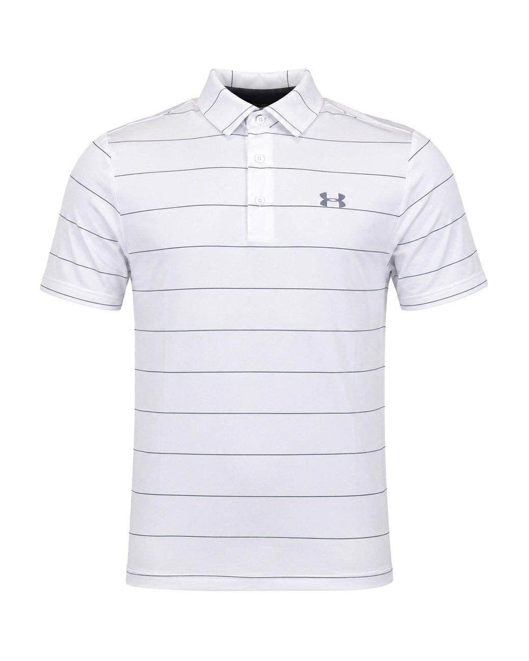Under Armour White Playoff Polo Shirt for men