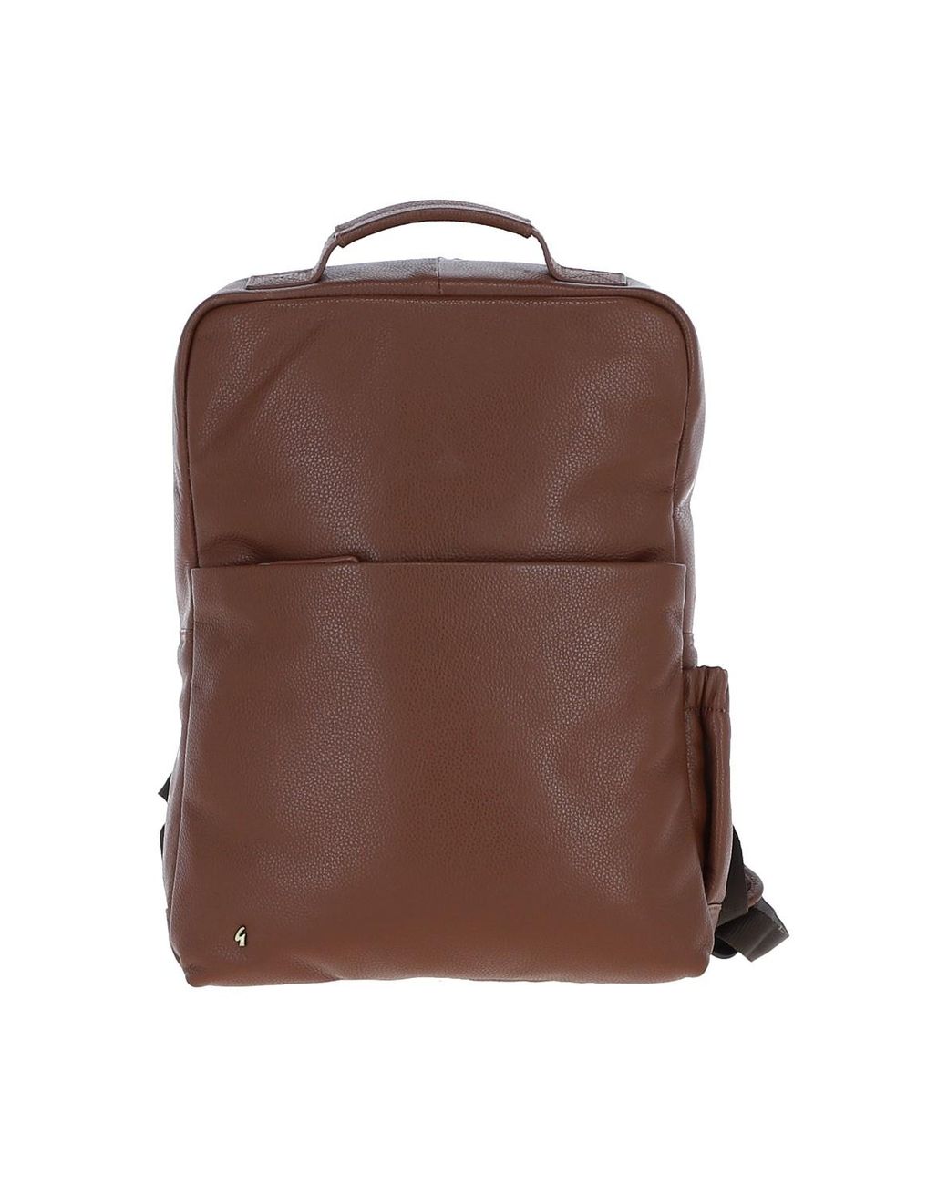 Gabicci Brown Real Leather Backpack for men