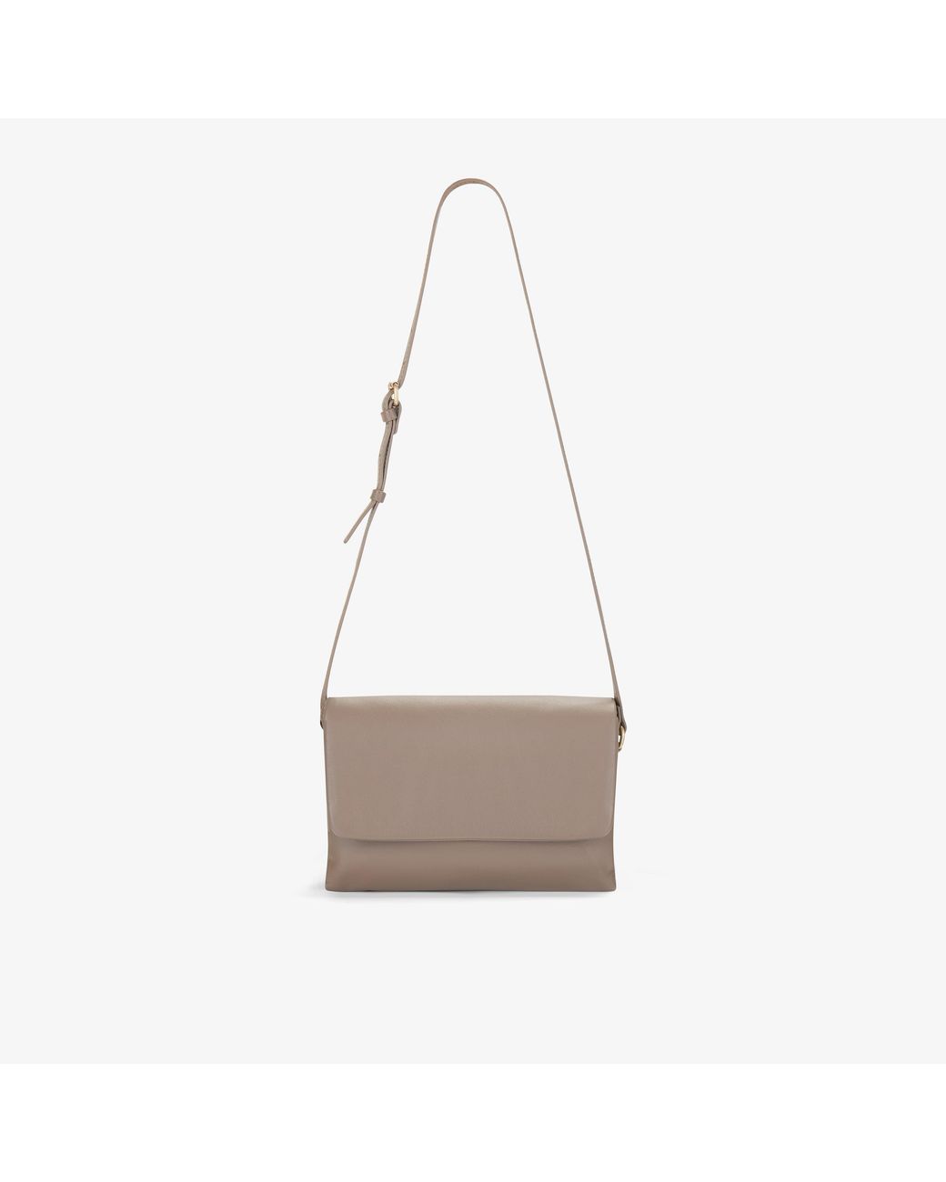 Clarks White Phoebe Cross Pebble Leather Bags