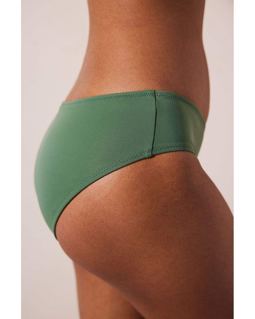 Penti Green Mid-Waist Hipster Bikini Bottoms