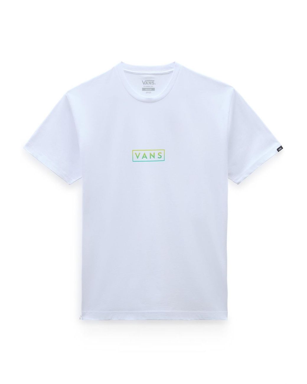 Vans White Mn Classic Easy Box T Shirt Cotton for men