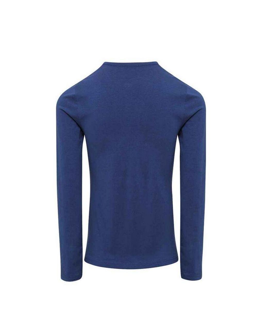 PREMIER Blue Ladies Long John Plain Roll Sleeve T-Shirt Denim)