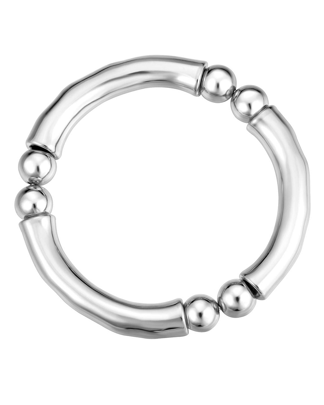 YOKOAMII Metallic Metal Alloy Bracelet
