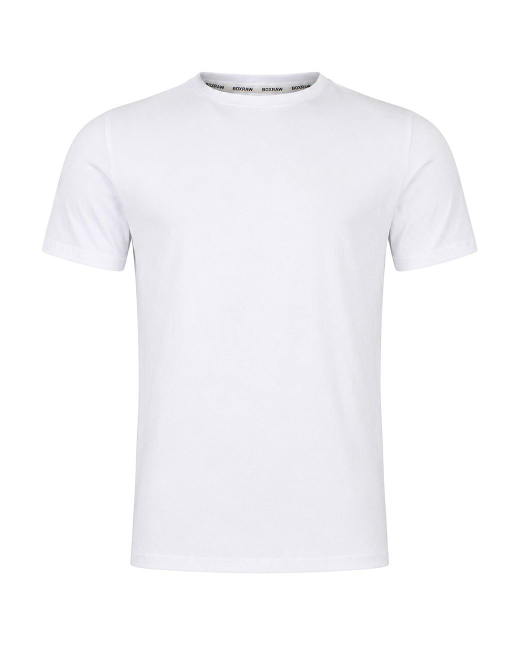 BOXRAW White Plain T-Shirt for men