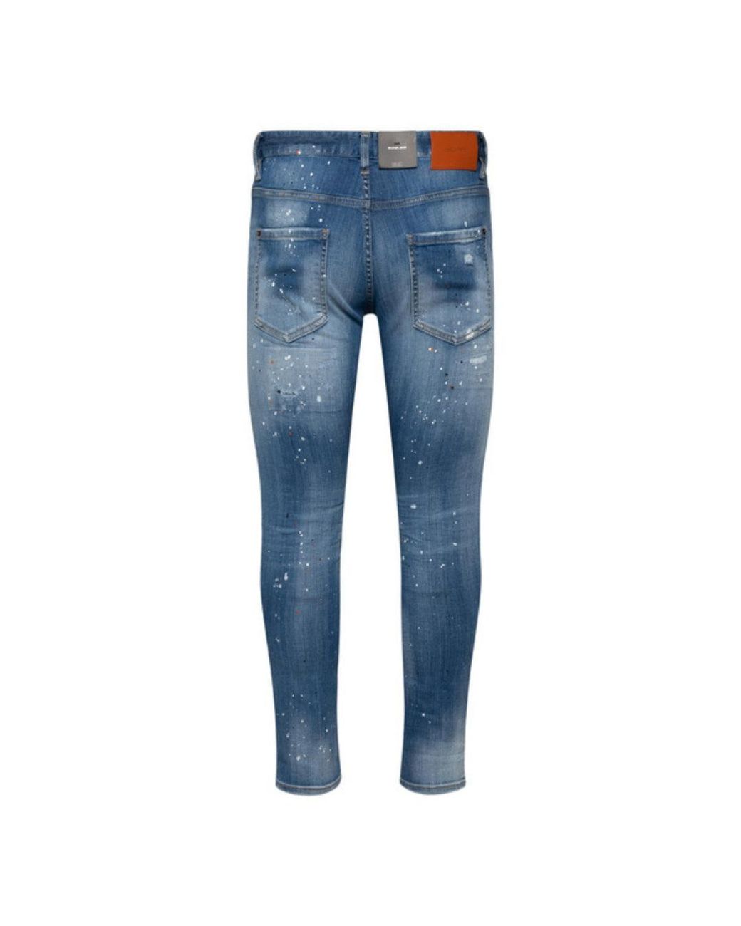 DSquared² Blue Dark Skater Jeans for men