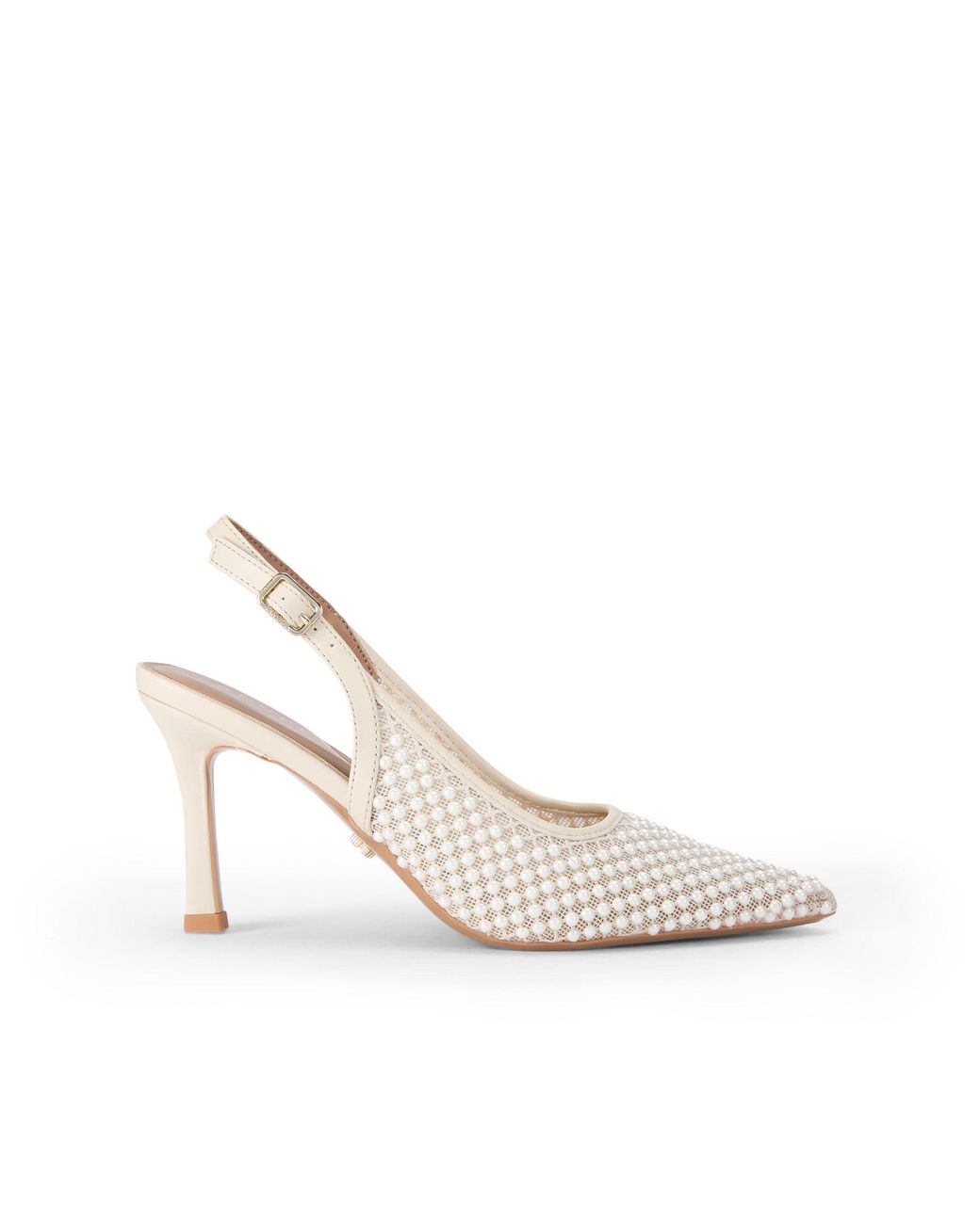 Carvela Kurt Geiger White Corletta Sling Court Heels