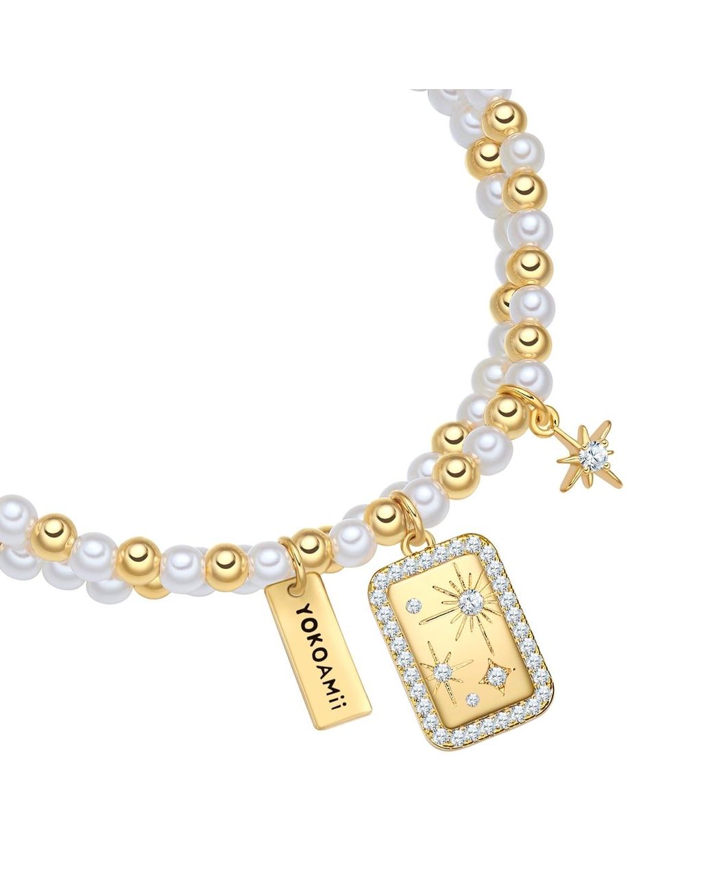 YOKOAMII Metallic Brass Bracelet