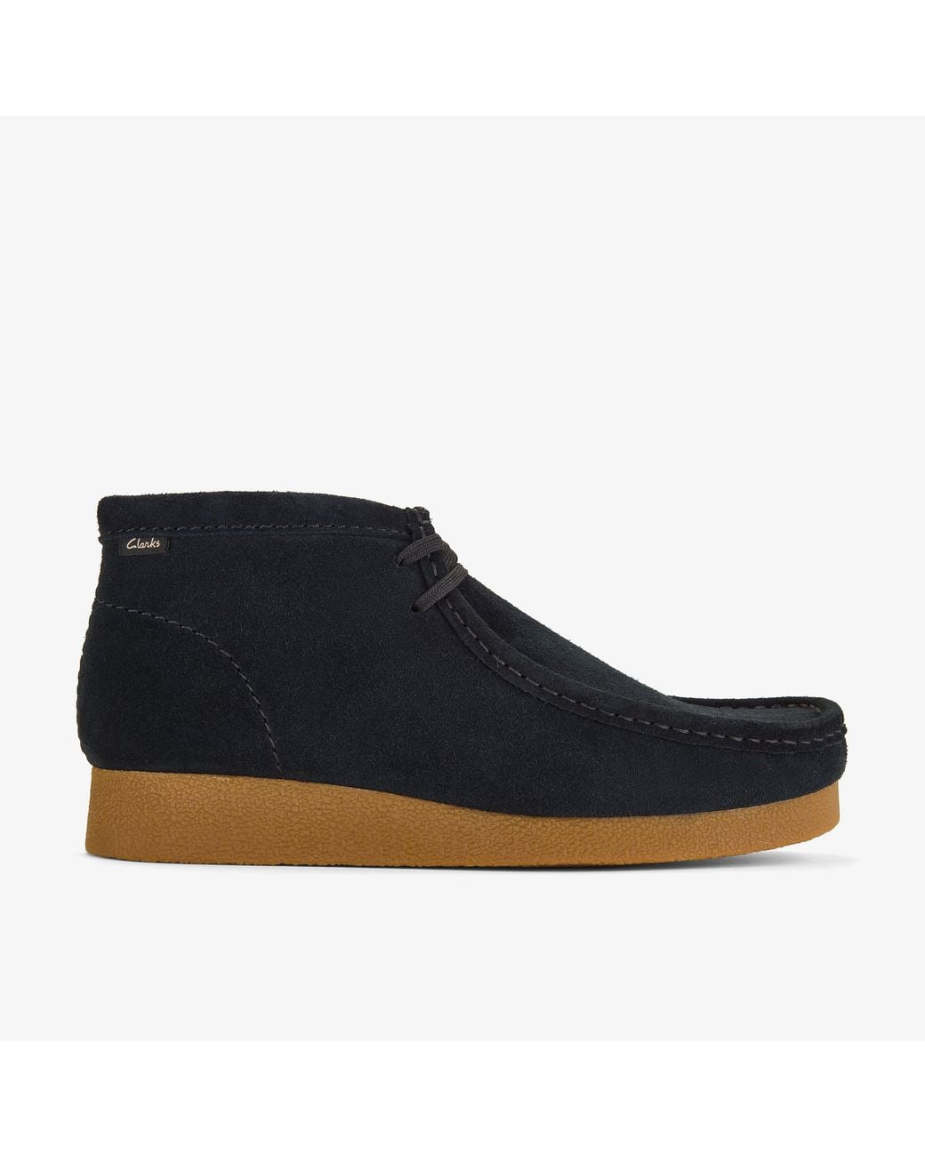 Clarks Blue Wallabtevo Ii. Sde Boots