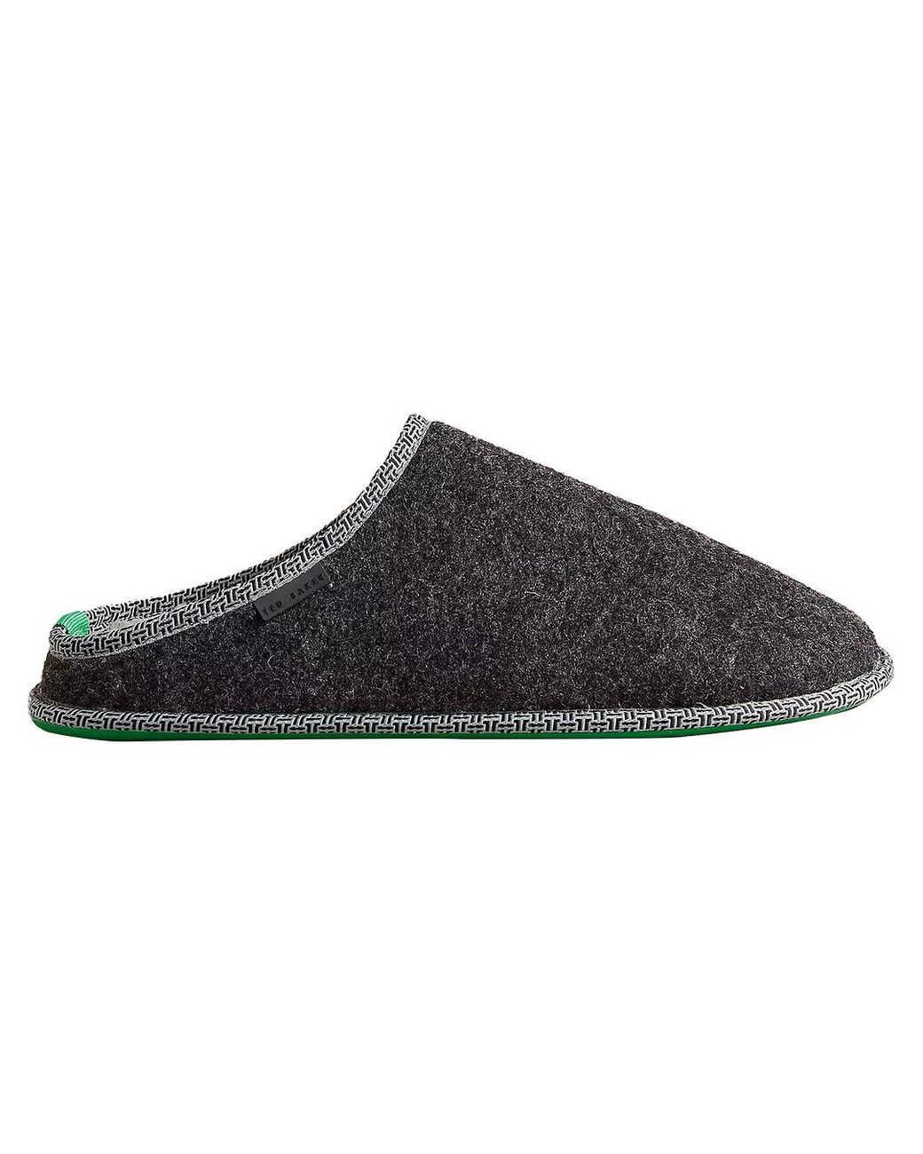 Ted Baker Black Simmon Slippers for men