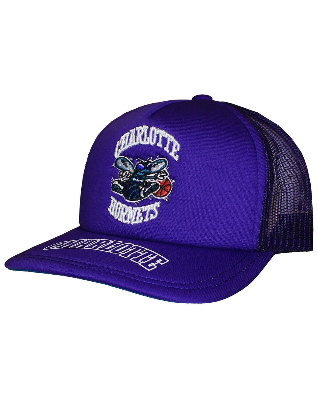 Mitchell & Ness Purple Nba Charlotte Hornets Cap for men