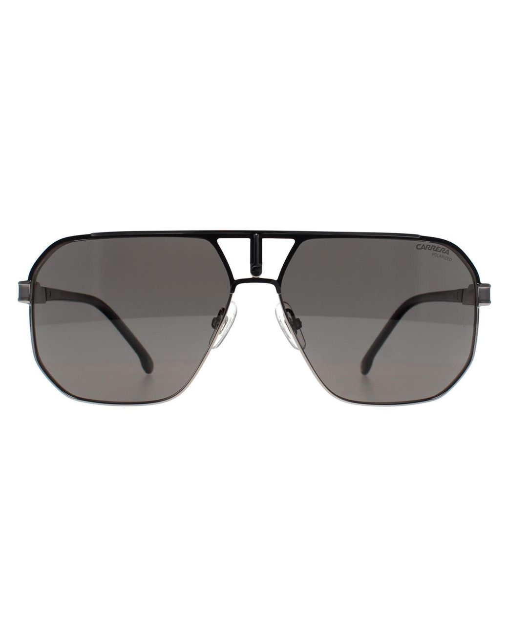 Carrera Gray Aviator Dark Ruthenium Polarized 1062/S Metal for men