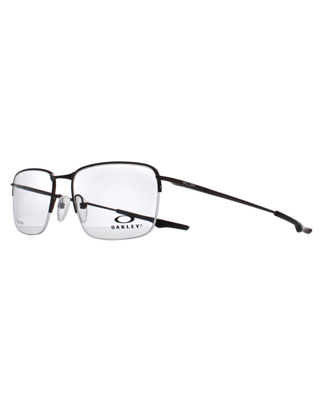 Oakley Brown Half Rimless Pewter Ox5148 Wingback Sq for men