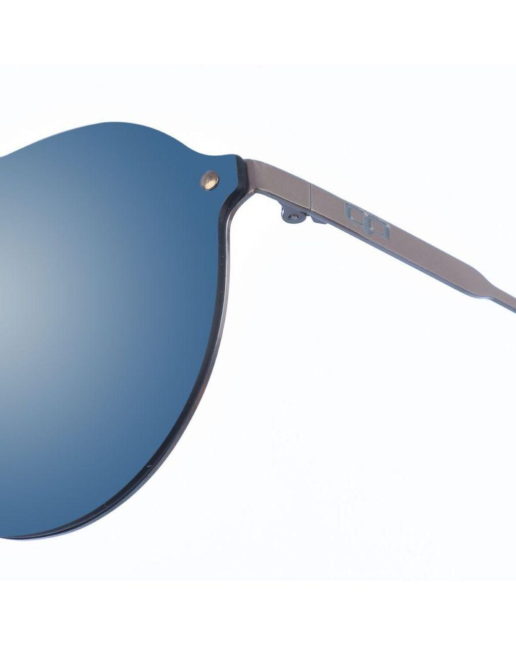 Kypers Blue New Lourenzo Oval Shaped Nylon Sunglasses