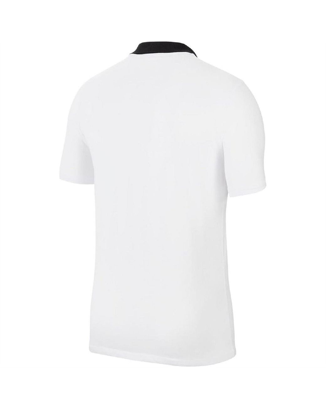 Nike Blue Printed Logo Collared Neck Short Sleeve Shirt for men