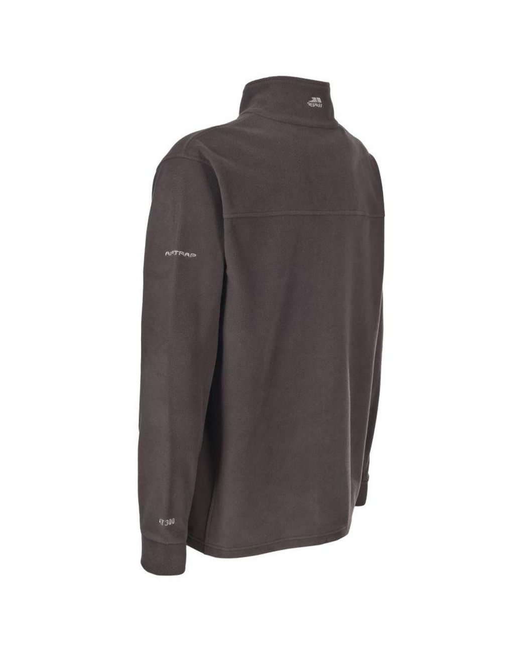 Trespass Gray Bernal Full Zip Fleece Jacket for men