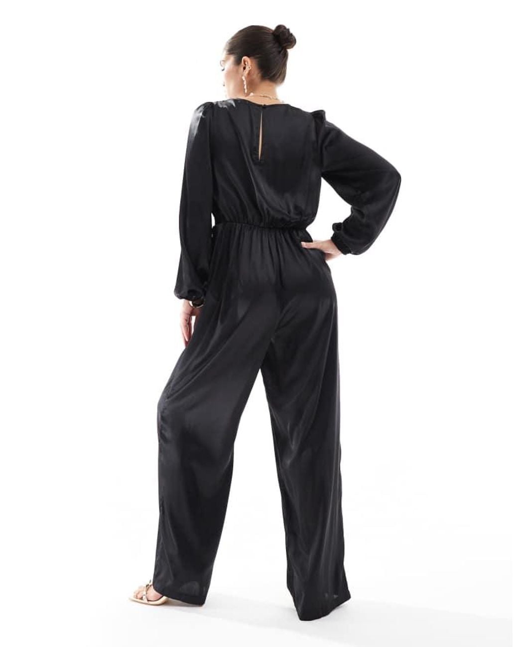 Vero Moda Black Knot Front Jumpsuit