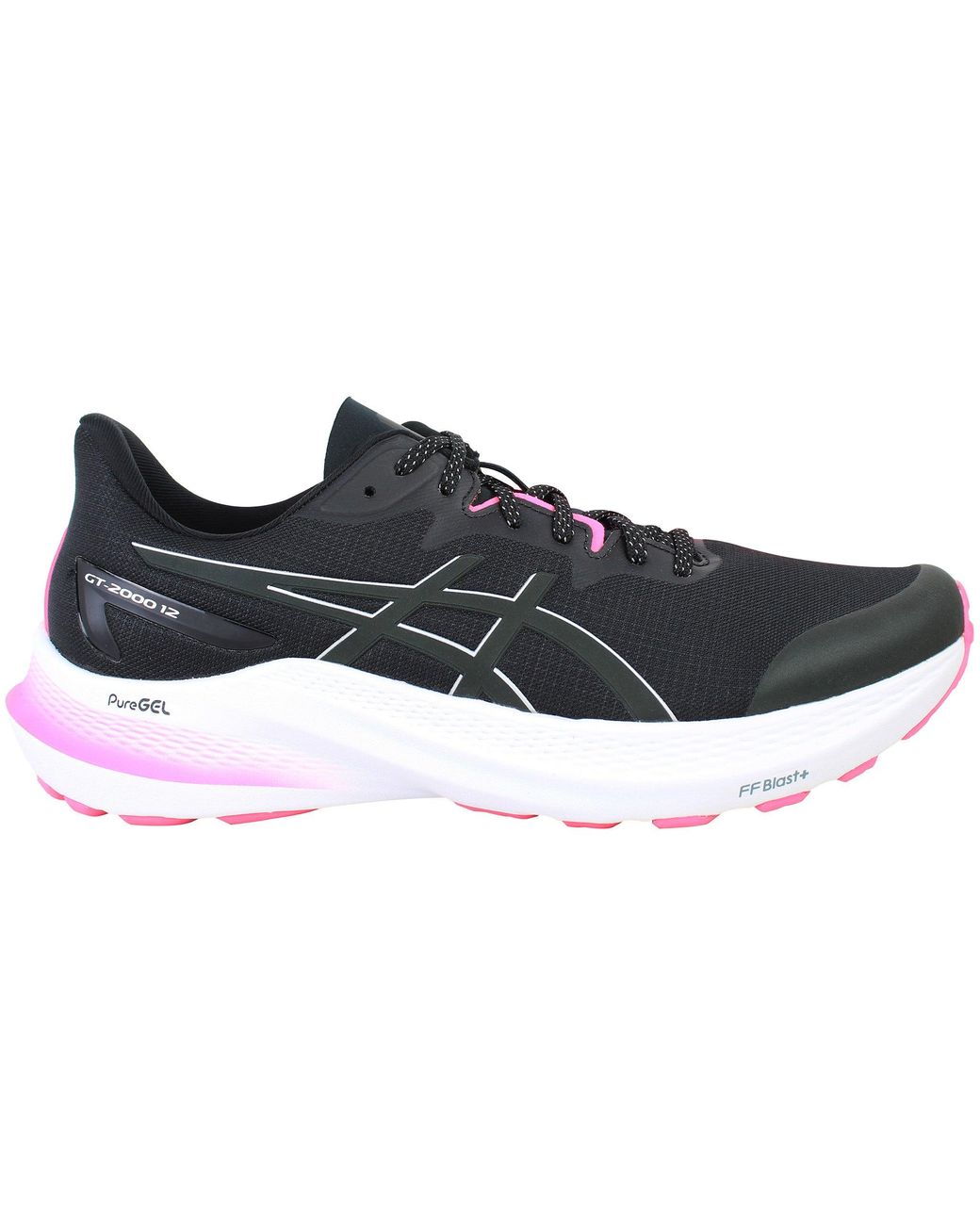 Asics Black Gt-2000 12 Lite-Show Running Shoes