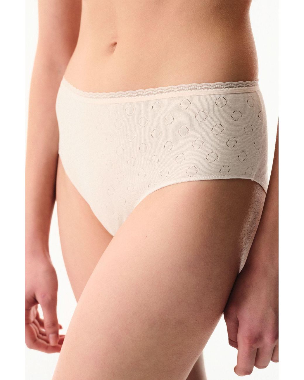 Penti Natural Pointel Floral Briefs