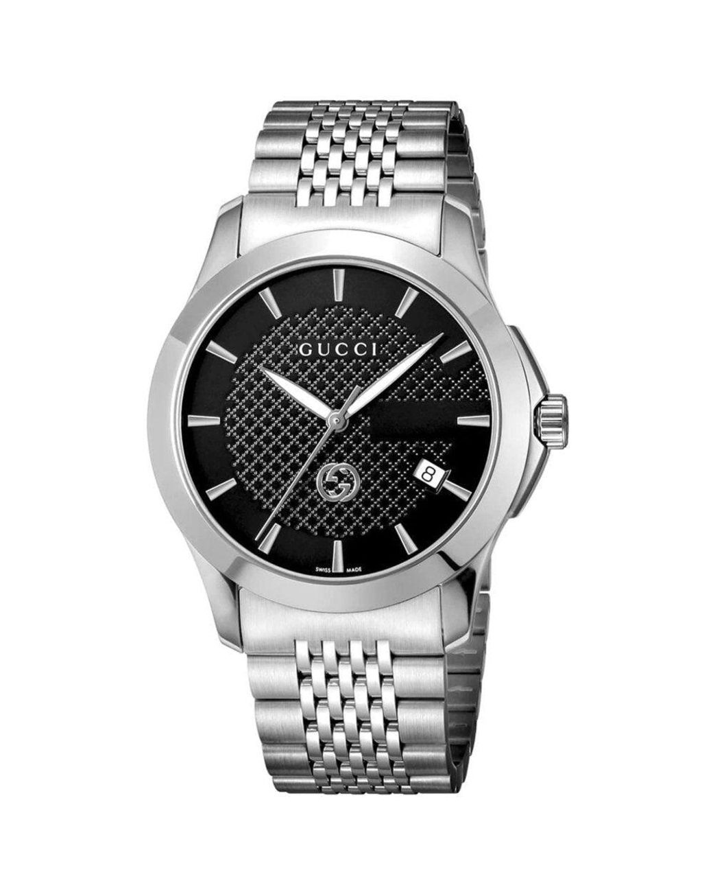 Gucci Metallic Ya1264106 Dive Dial Watch for men