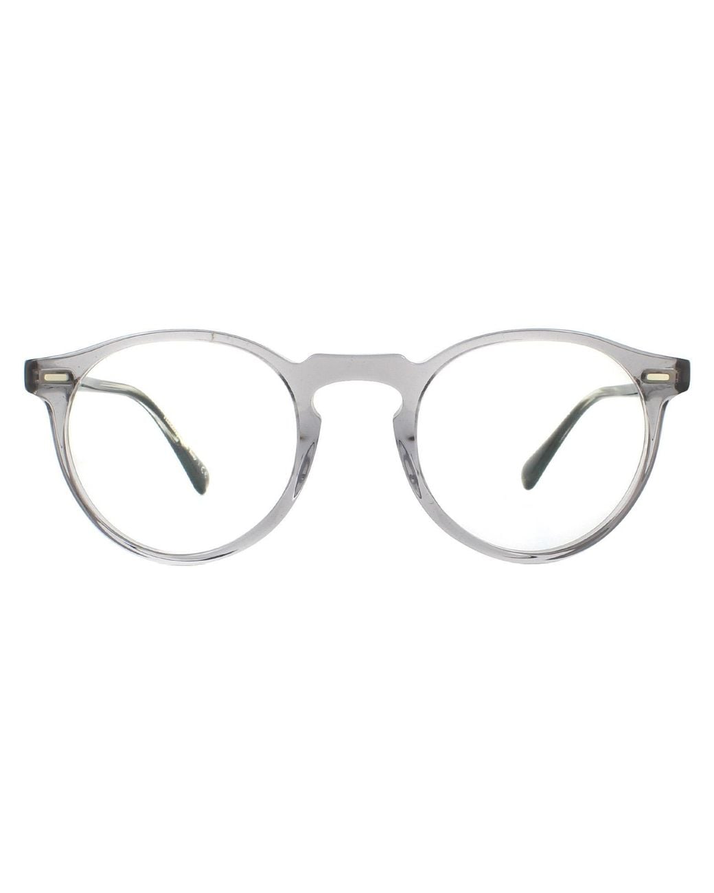 Oliver Peoples Gray Glasses Frames Gregory Peck Ov5186 1484 Workman