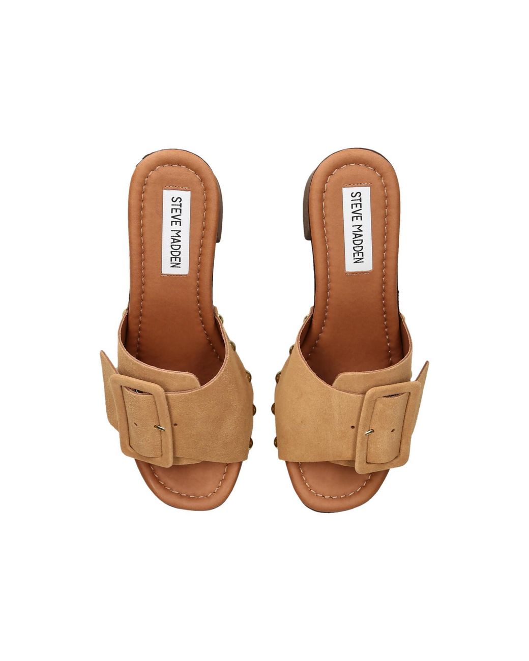 Steve Madden Brown Suede Marelena Sandals