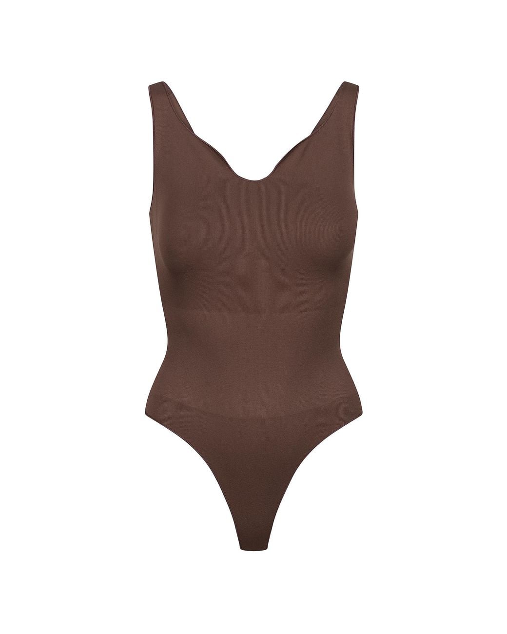 Ruey Brown Ladies Essentials Sweetheart Bodysuit Sculpting Recycled Stretch Fit