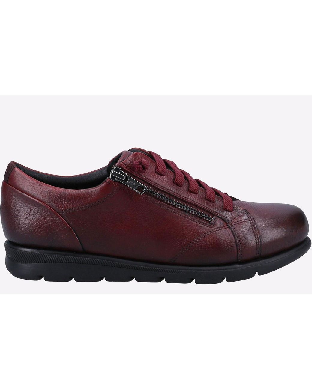 Fleet Foster Red Polperro Memoru Foam Shoes