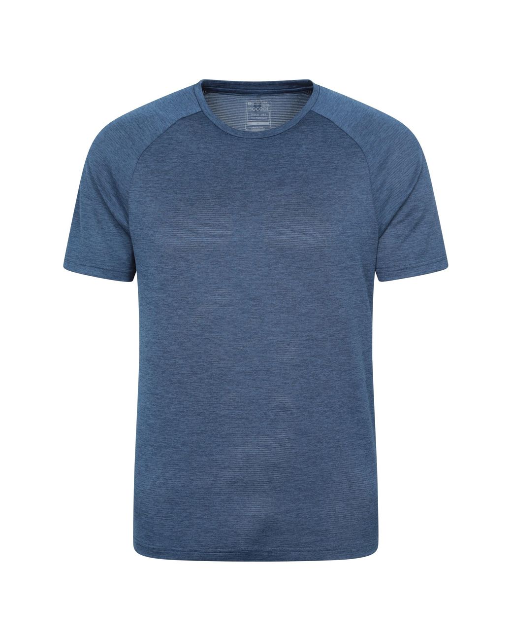 Mountain Warehouse Blue 'Pulse' Isocool Tee Quick Wicking Breathable Sports T-Shirt for men