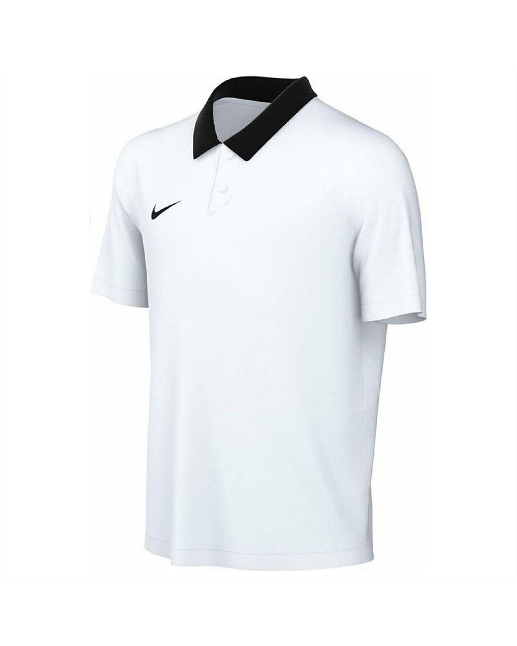 Nike Blue Printed Logo Collared Neck Short Sleeve Shirt for men