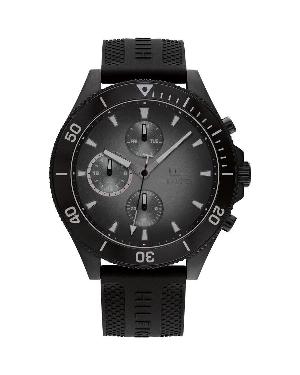 Tommy Hilfiger Gray Larson Watch 1791921 Silicone for men