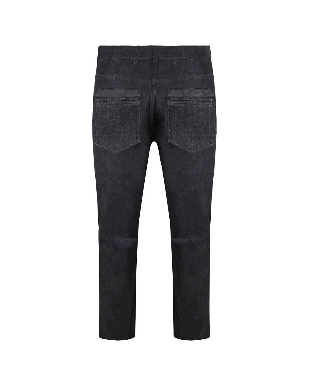 Emporio Armani Blue Washed Jeans Cotton for men